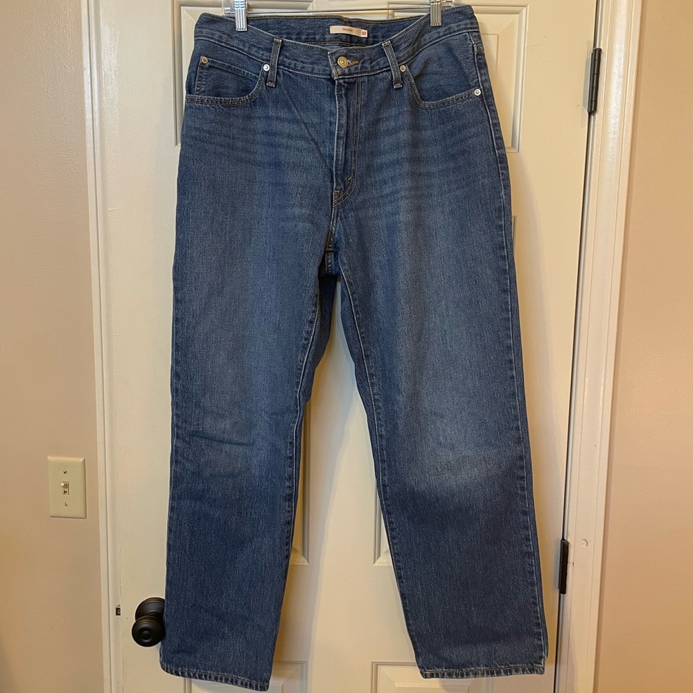 Women’s Levi’s Vintage Style Blue Baggy Jeans 94 Baggy Size 32W 31L